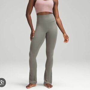 Lululemon Align High-Rise Mini-Flare 32” Grey Sage Size 4